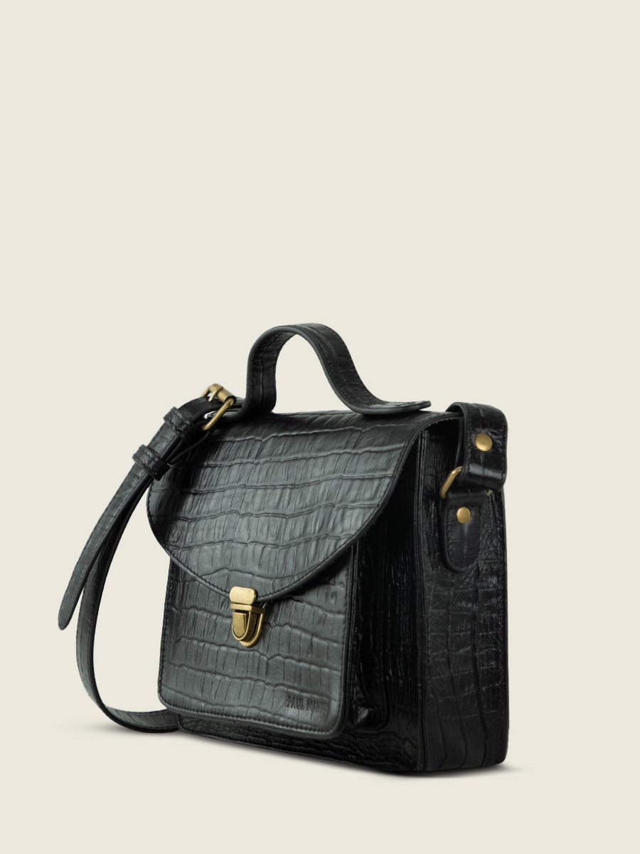 jet-black-leather-handbag-mademoiselle-george-heritage-paul-marius-side-view-picture-w05-cr-b