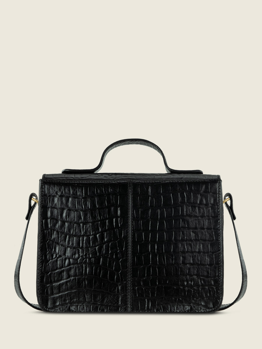 jet-black-leather-handbag-mademoiselle-george-heritage-paul-marius-back-view-picture-w05-cr-b