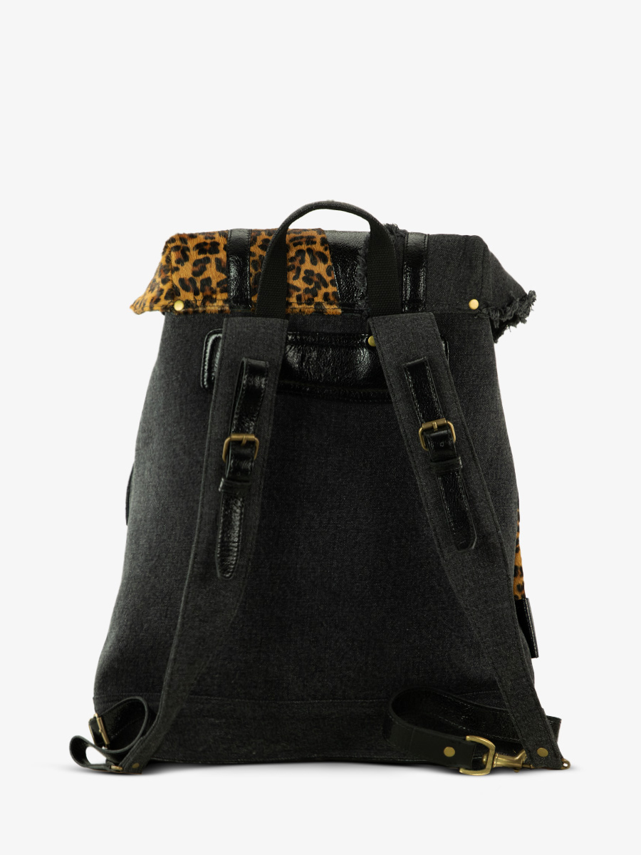 black-leopard-leather-backpack-for-women-back-view-picture-monlegionnaire-chimere-denim-black-paul-marius-bbp-ch-b-denim