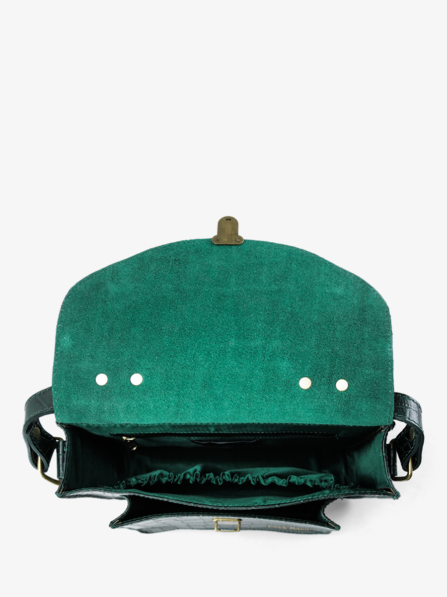 leather-crossbody-bag-for-woman-dark-green-interior-view-picture-mademoiselle-george-alligator-malachite-paul-marius-3760125357331