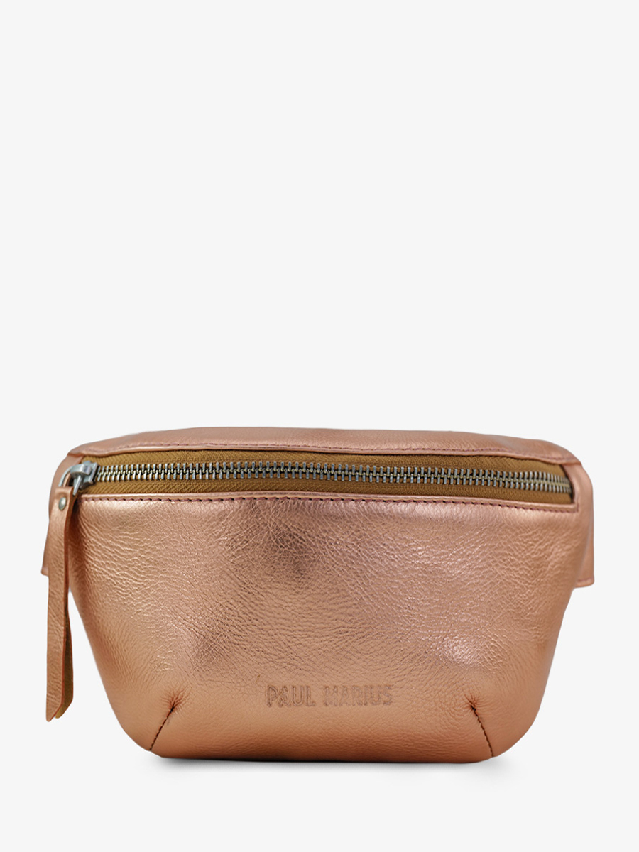 rose-gold-leather-fanny-pack-front-view-picture-labanane-xs-rose-gold-paul-marius-3760125358338