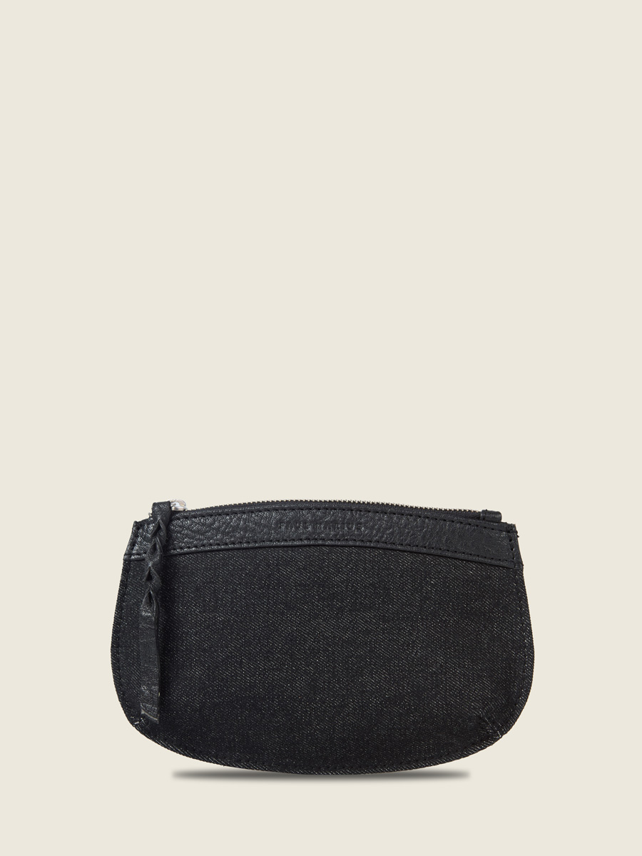 LaPochette Polly - Denim / Black front view