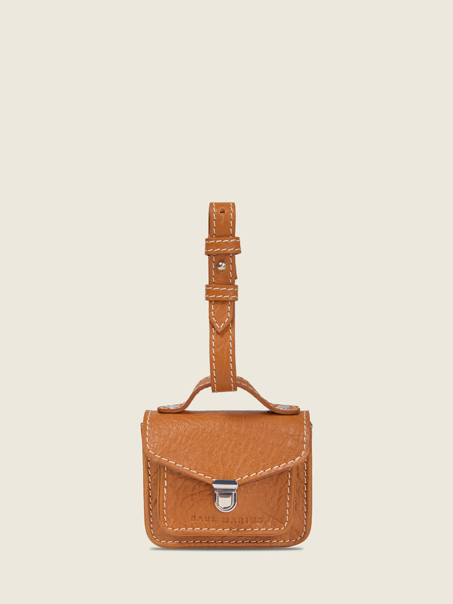 Natural Mademoiselle George Nano Bag Charm Wallet front view