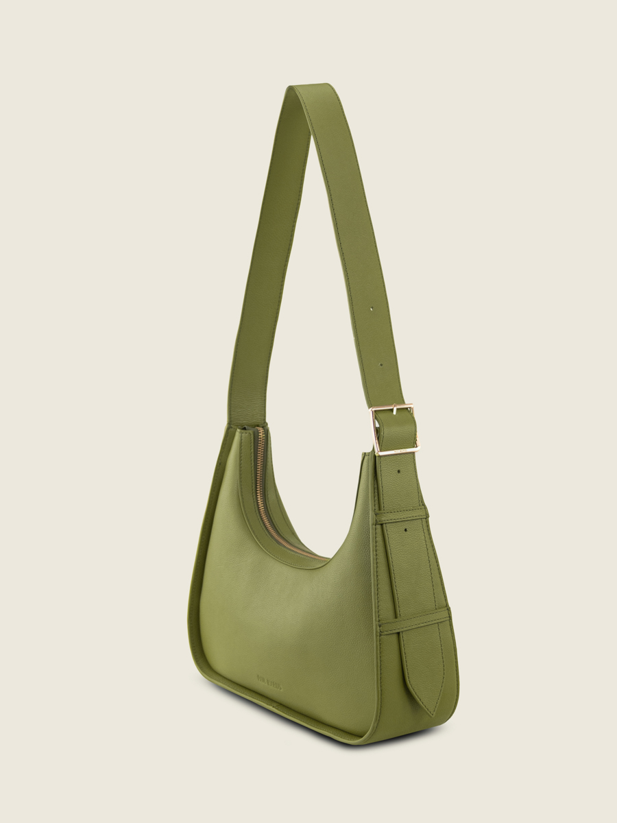 baguette-bag-leather-victoire-olive-green-side-view-w54-gr-o