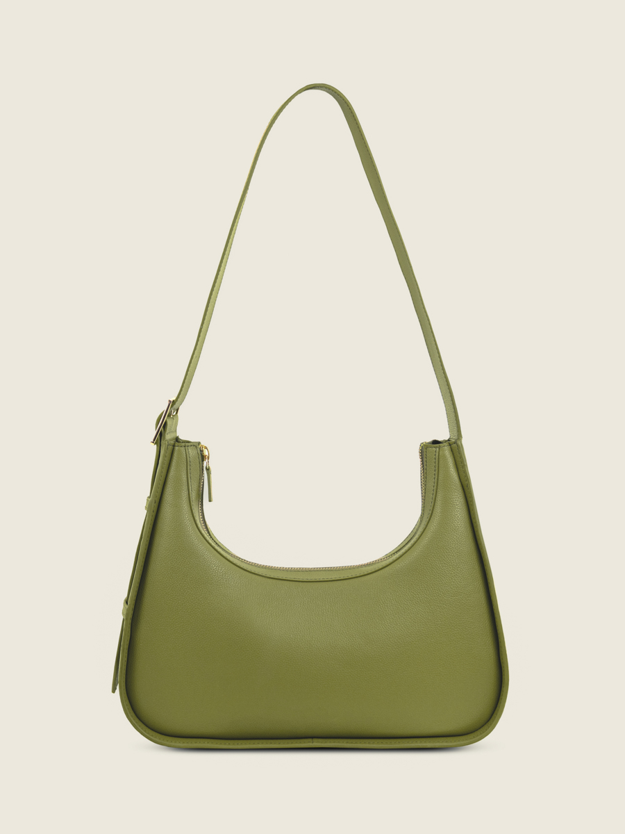 baguette-bag-leather-victoire-olive-green-back-view-w54-gr-o