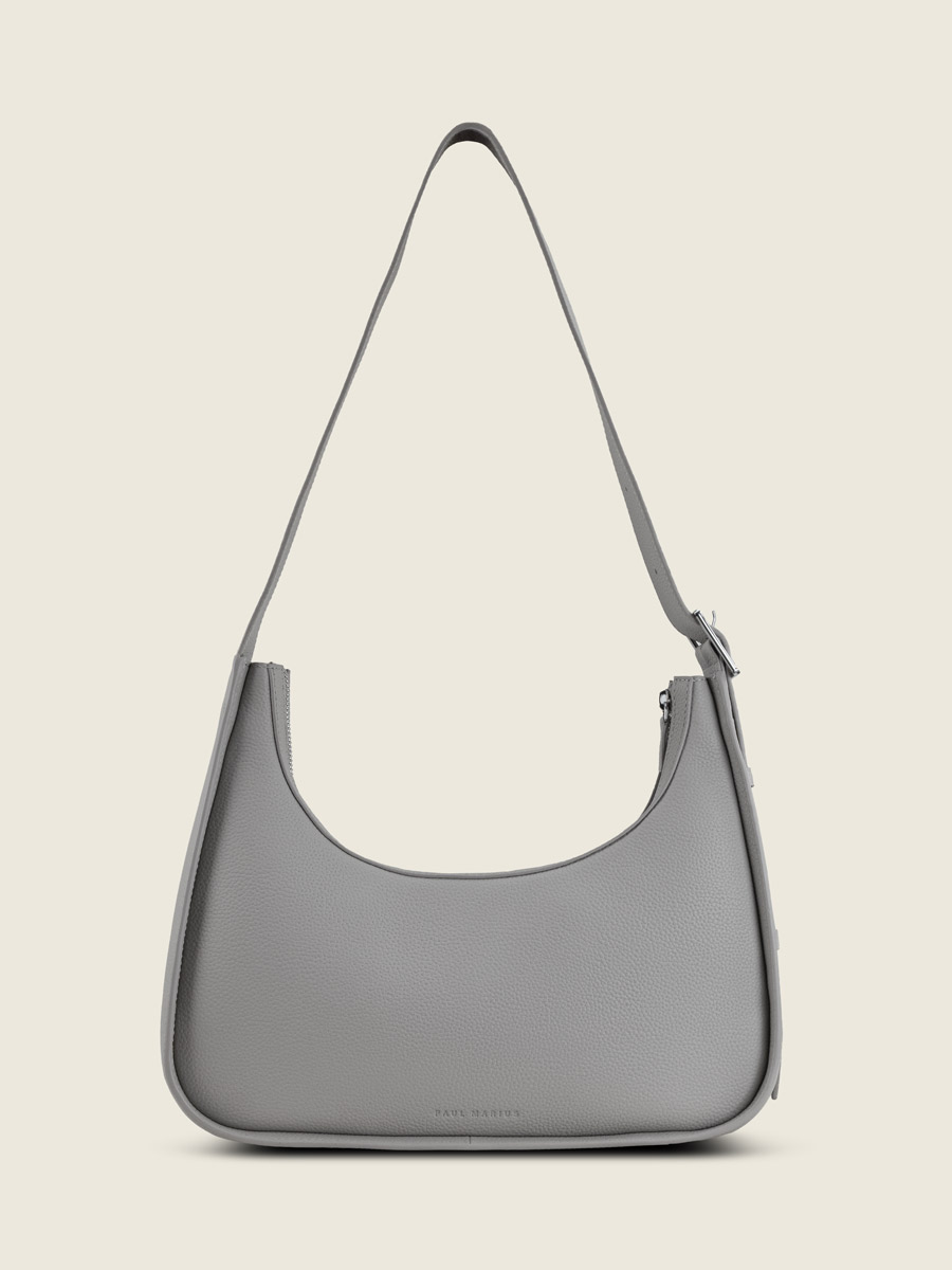baguette-bag-grey-leather-victoire-galet-front-view-w54-bm-gre 