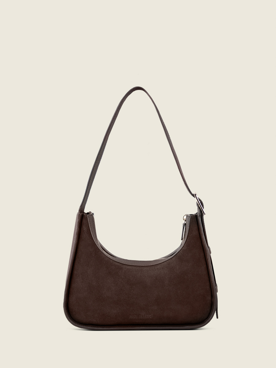 mini-baguette-bag-brown-leather-victoire-xs-chocolate-front-view-w54xs-su-db
