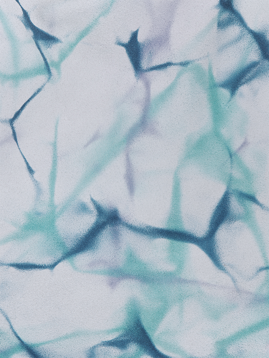Blue leather hobo bag LeHobo - Tie & Dye Blue ambient view