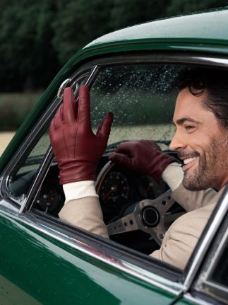 Gloves Men - Burgundy