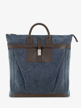 L'Aviateur - Cocoa / Blue Canvas