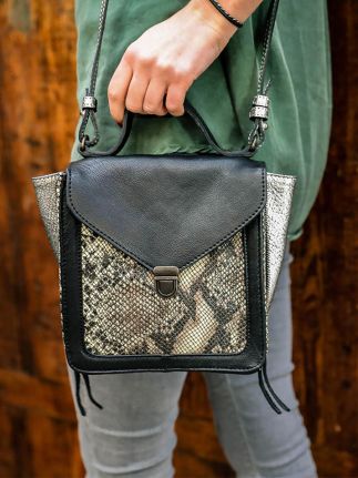 Mistinguette Python - Silver / Black