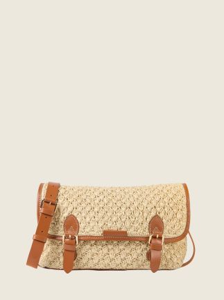 Loulou Raphia - Natural / Cognac