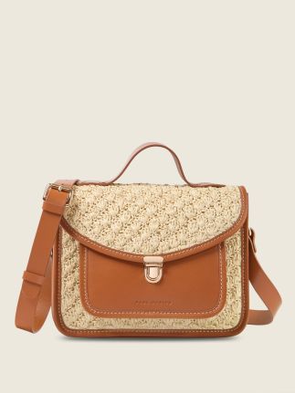 Mademoiselle George Raphia - Natural / Cognac