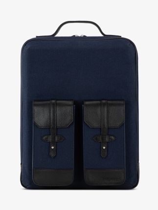 Urbain - Black / Navy Blue Canvas