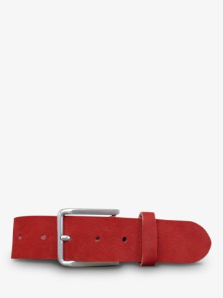 LaCeinture Magnifique Nubuck - 40mm - Carmine Red