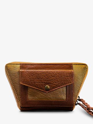 LePortefeuille Emma - Light Brown / Gold