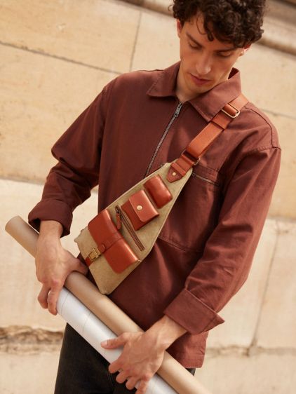 LeHolster - Cognac / Khaki Canvas