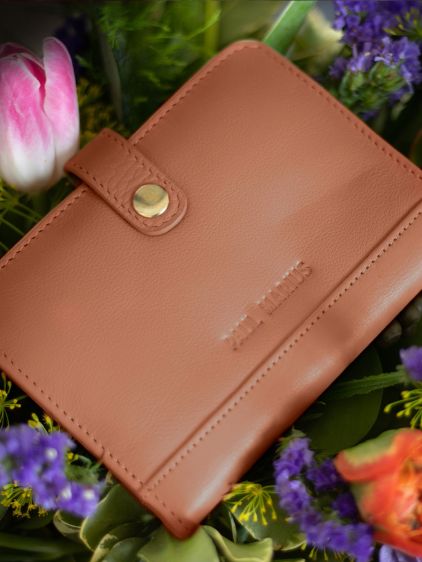 LePortefeuille Jeanne Art Deco - Caramel
