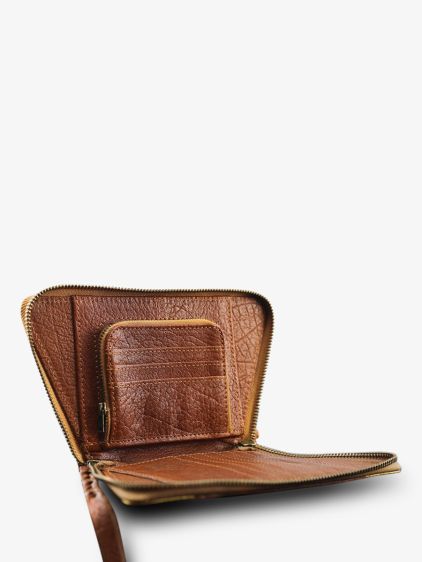 LePortefeuille Emma - Light Brown / Gold