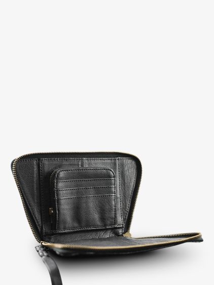 LePortefeuille Emma Python - Silver Black