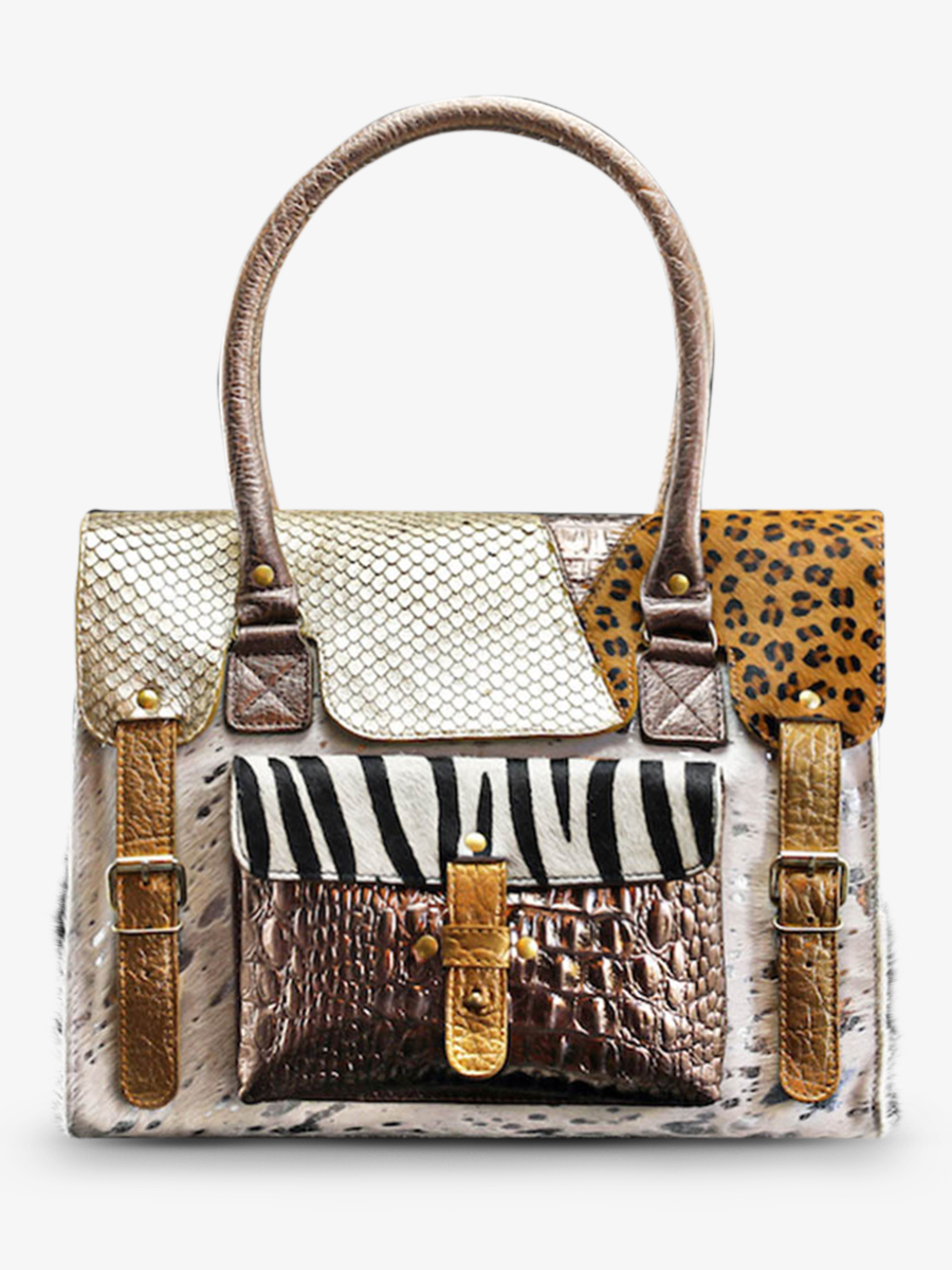 leather-shoulder-bag-for-woman-silver-gold-copper-front-view-picture-lerive-gauche--m-chimere-silver-gold-copper-paul-marius-3760125337050