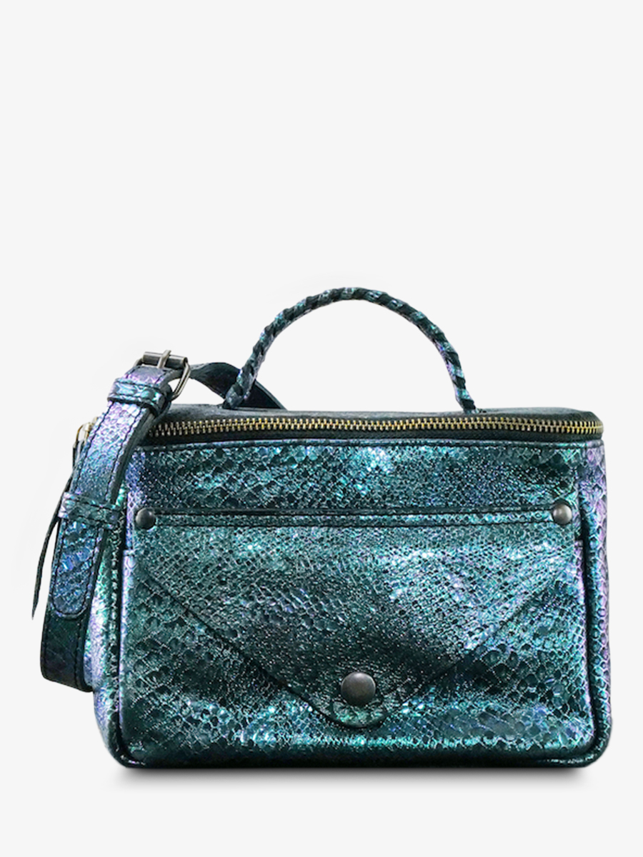 leather-shoulder-bag-for-woman-blue-green-front-view-picture-legavroche-reedition-boreal-paul-marius-3760125348919