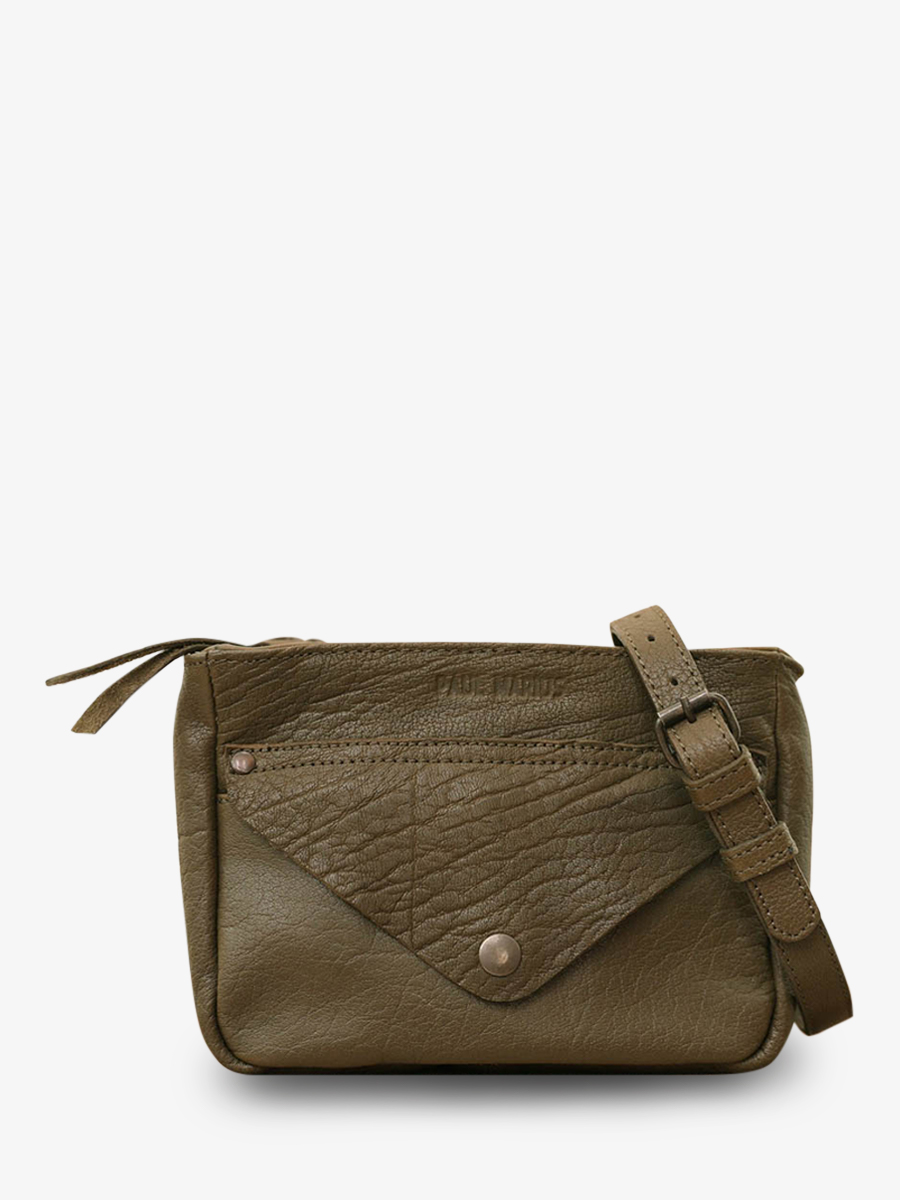 leather-shoulder-bag-for-woman-khaki-front-view-picture-legavroche-khaki-paul-marius-3760125333892