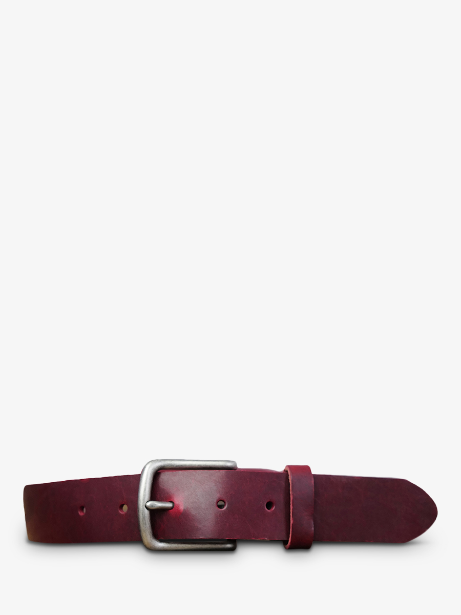 leather-belt-purple-front-view-picture-laceinture-magnifique--35mm-plum-paul-marius-3760125348469