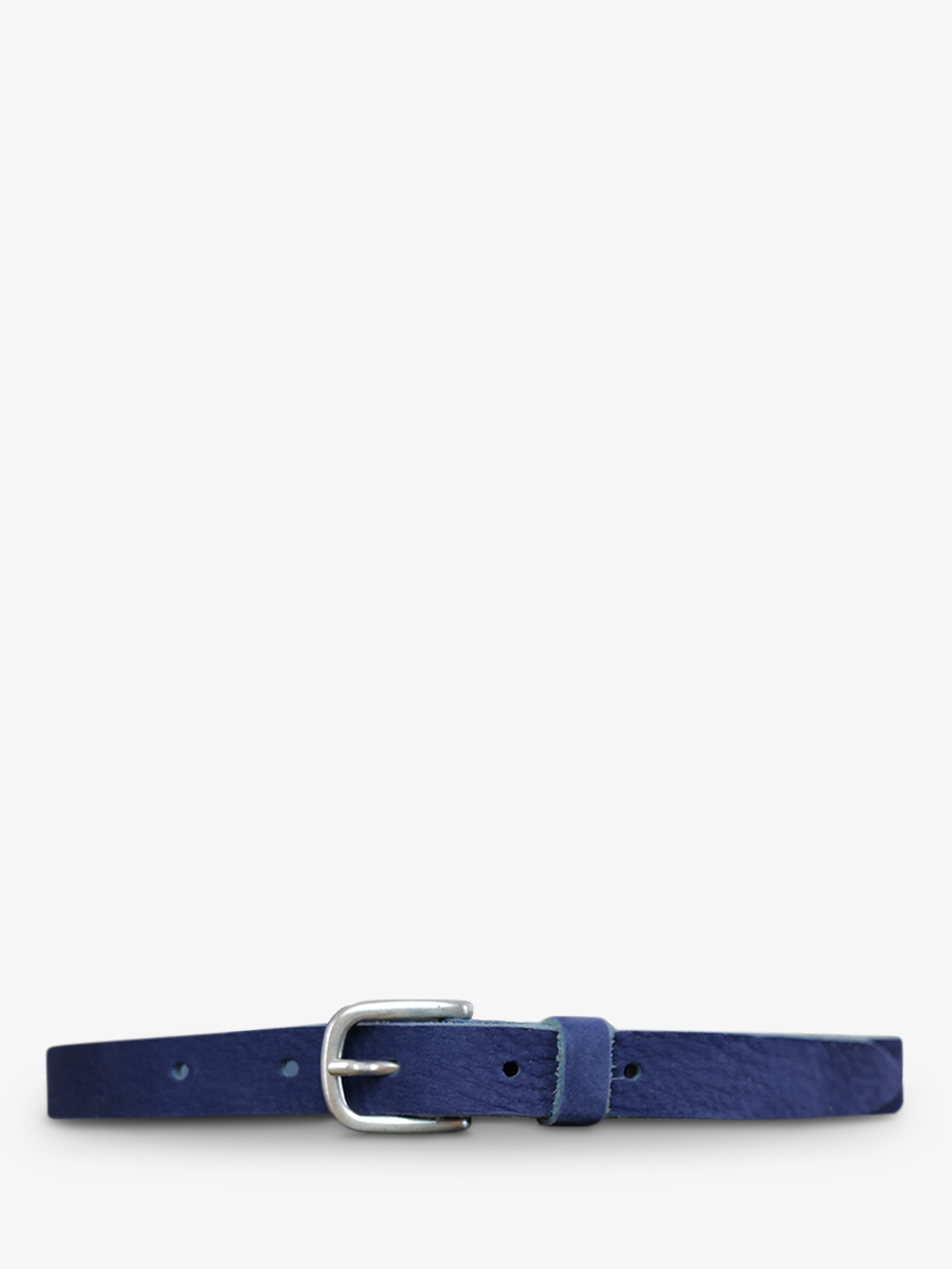 leather-belt-blue-front-view-picture-laceinture-magnifique-nubuck--20mm-electric-blue-paul-marius-3760125343020
