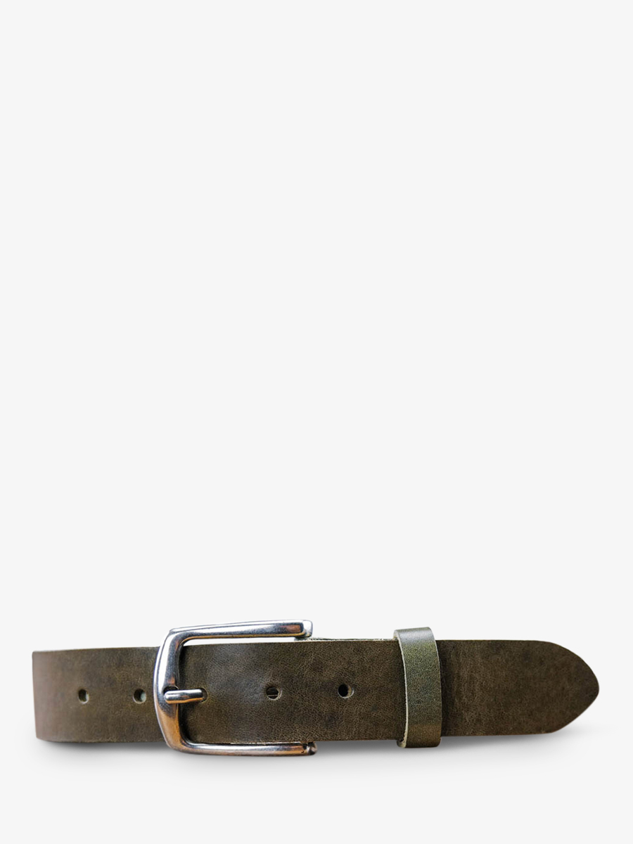 leather-belt-khaki-front-view-picture-laceinture-magnifique--35mm-khaki-paul-marius-3760125339740