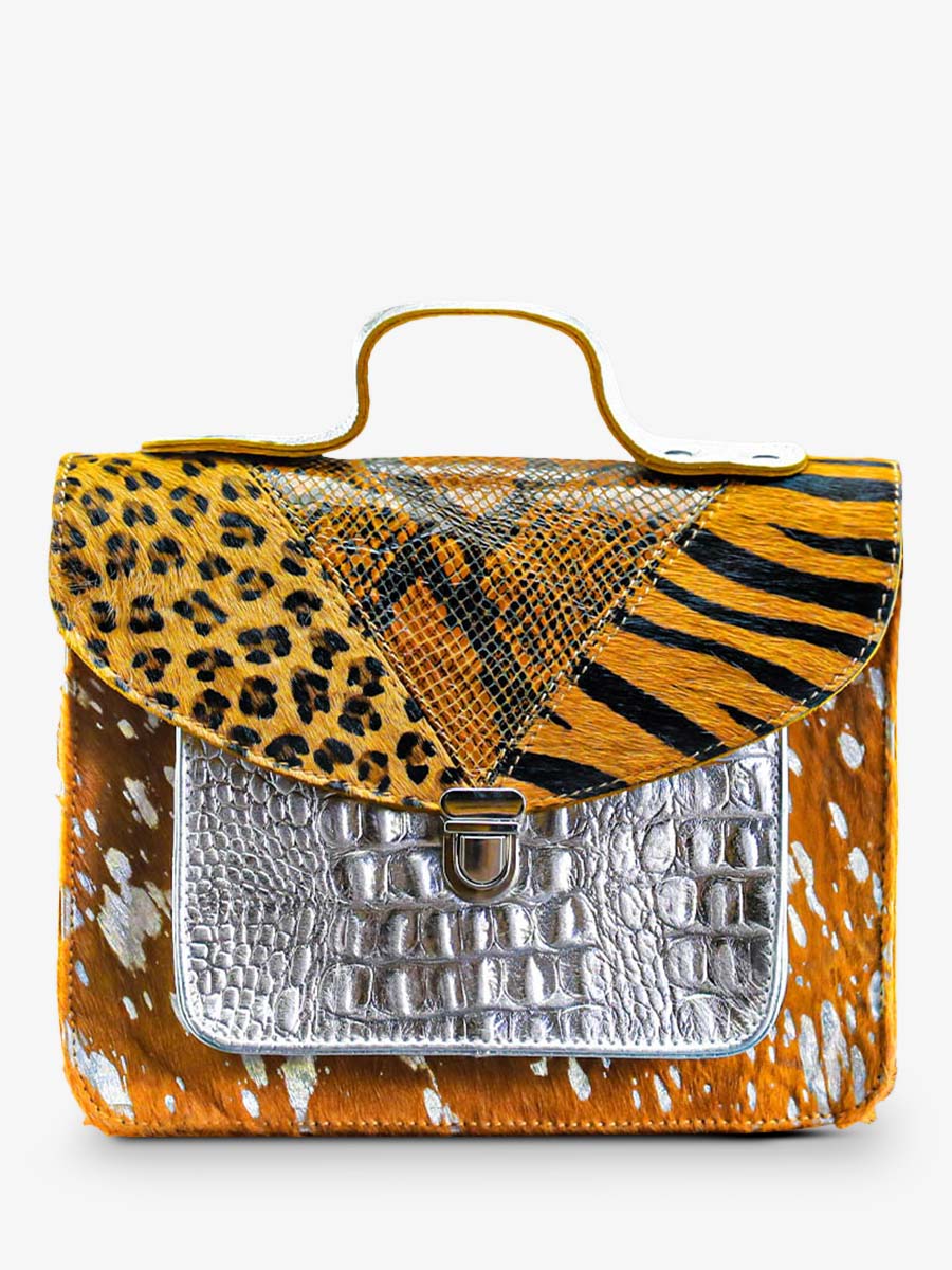 leather-hand-bag-for-woman-yellow-silver-front-view-picture-mademoiselle-george-chimere-saffron-silver-paul-marius-3760125337203
