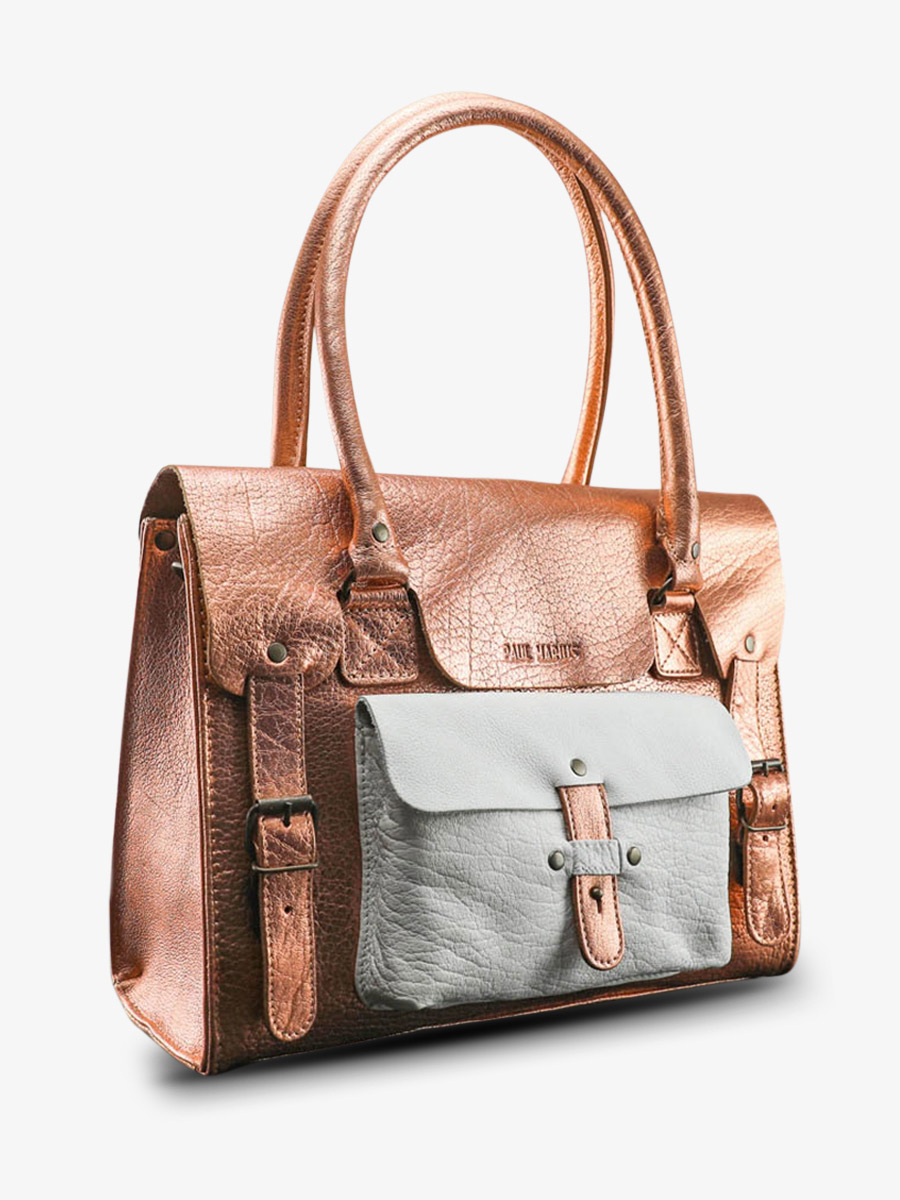 leather-shoulder-bag-for-woman-pink-gold-white-side-view-picture-lerive-gauche--m-rose-gold-white-paul-marius-3760125338606