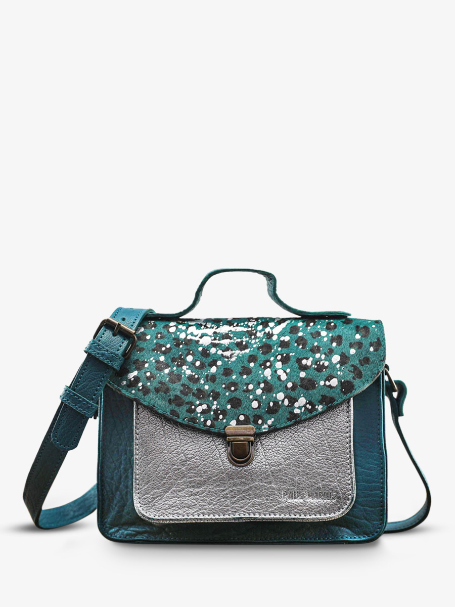 leather-hand-bag-for-woman-blue-silver-front-view-picture-mademoiselle-george-leopard-pool-blue-silver-paul-marius-3760125337449