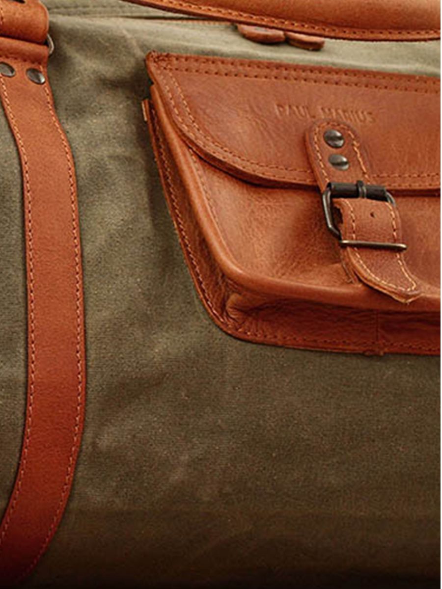 leather-travel-bag-green-rear-view-picture-levoyageur-toile--xl-khaki-green-paul-marius-3760125331713