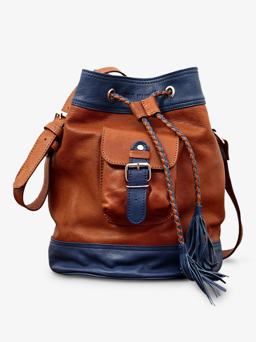 handbag-for-woman-brown-blue-front-view-picture-leflâneur-light-brown-blue-paul-marius-3760125330839