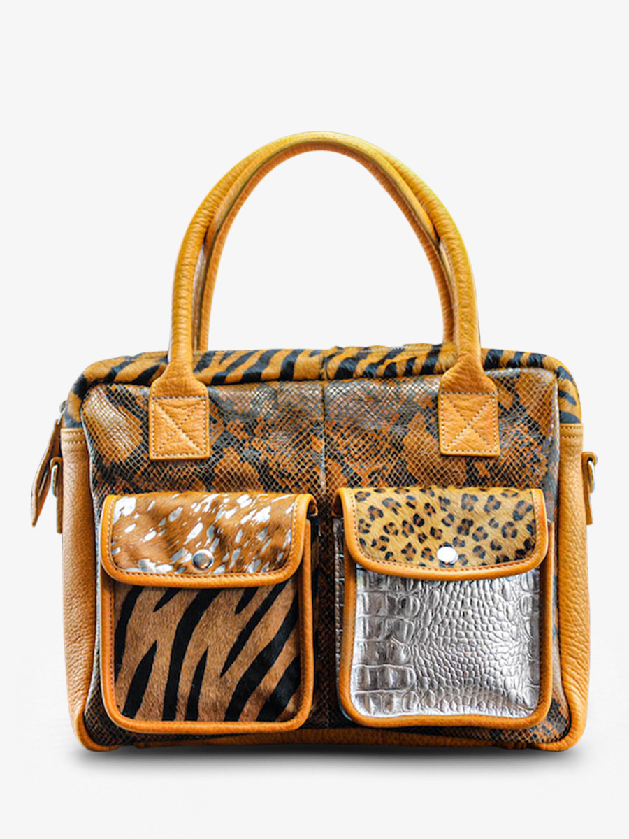 leather-document-holder-for-woman-yellow-silver-front-view-picture-ledandy-chimere-saffron-silver-paul-marius-3760125337135