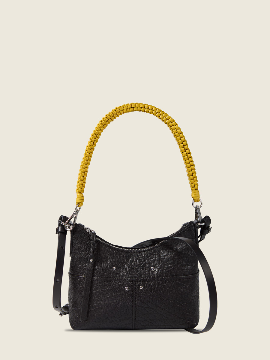 Removable yellow bag strap  LeScoubidou - Yellow ambient view