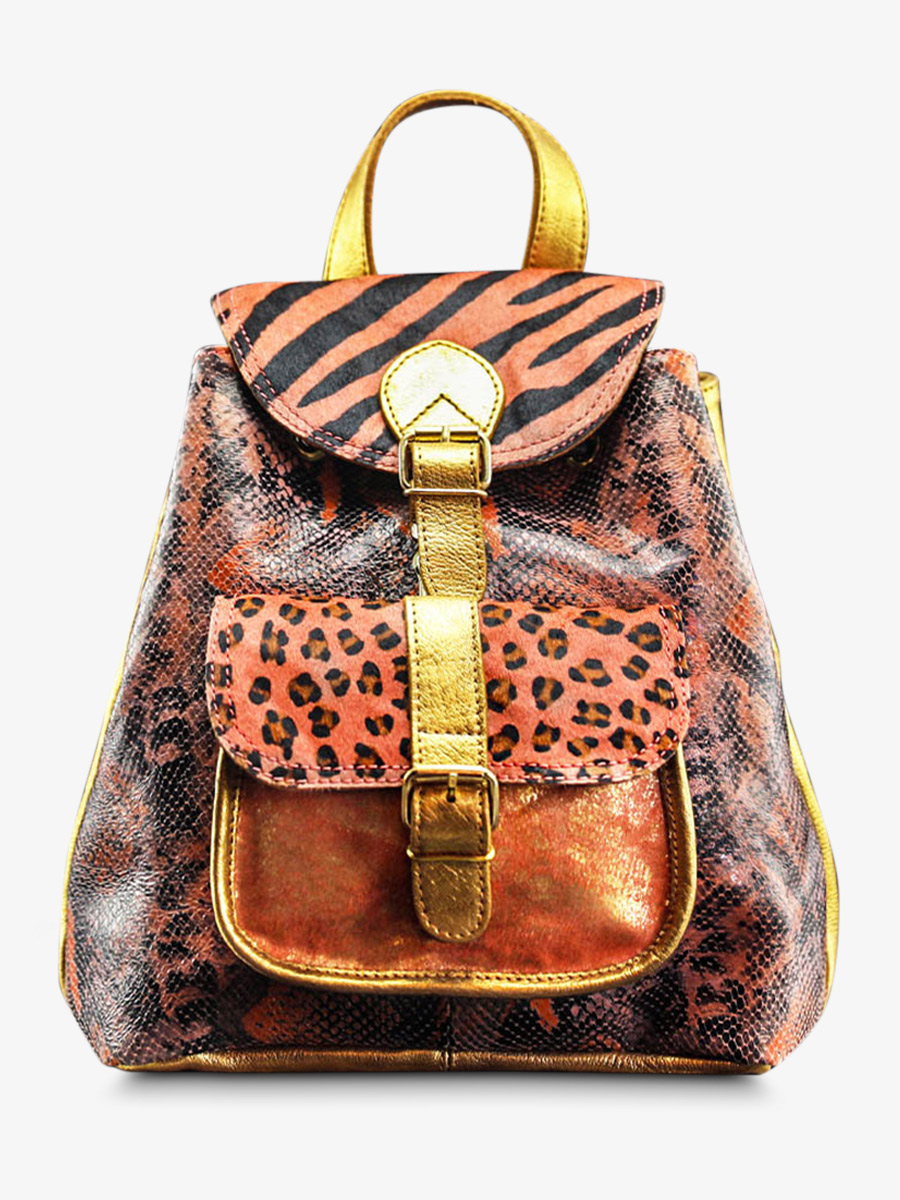 leather-backpak-for-woman-pink-gold-front-view-picture-lebaroudeur-chimere-pink-gold-paul-marius-3760125336961