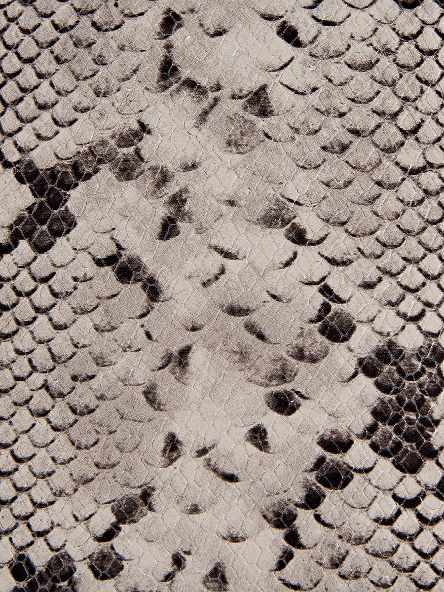Galet python leather handbag Mademoiselle George Python - Galet inside view