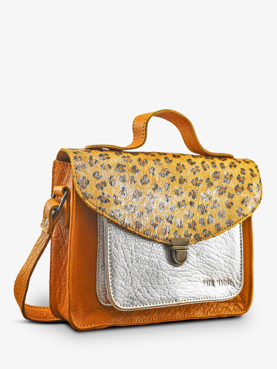 leather-hand-bag-for-woman-yellow-silver-side-view-picture-mademoiselle-george-leopard-saffron-silver-paul-marius-3760125337432
