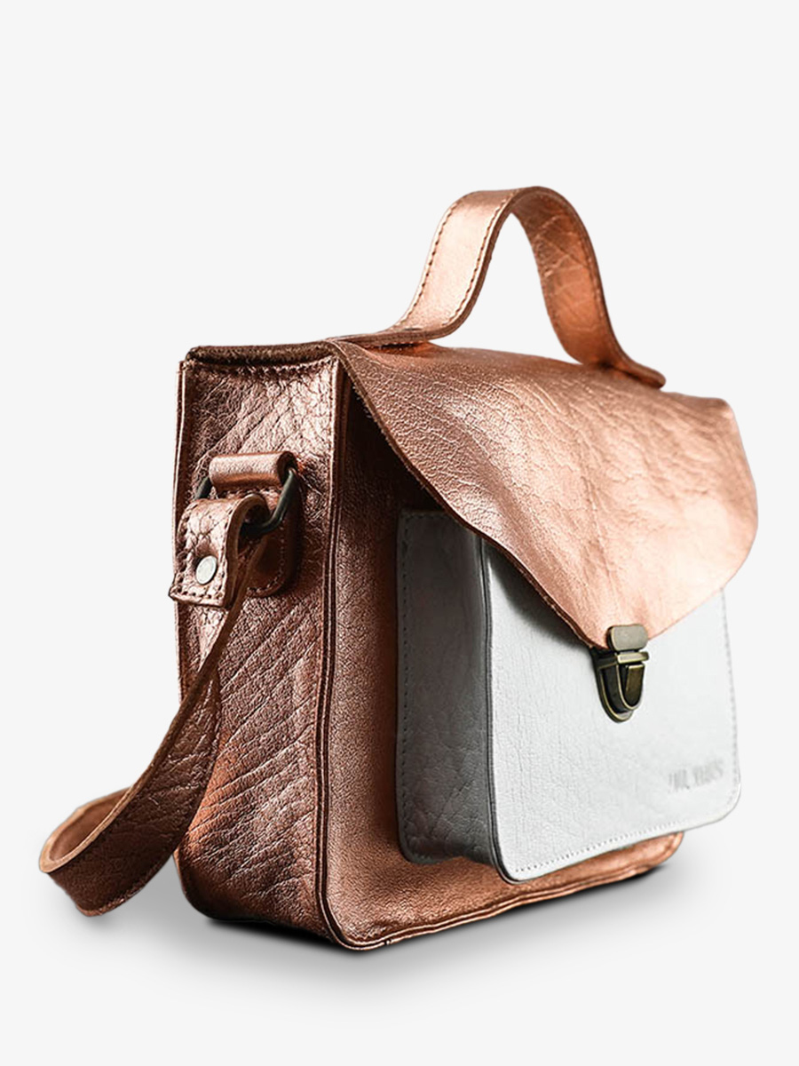 leather-hand-bag-for-woman-pink-gold-white-side-view-picture-mademoiselle-george-rose-gold-white-paul-marius-3760125338583
