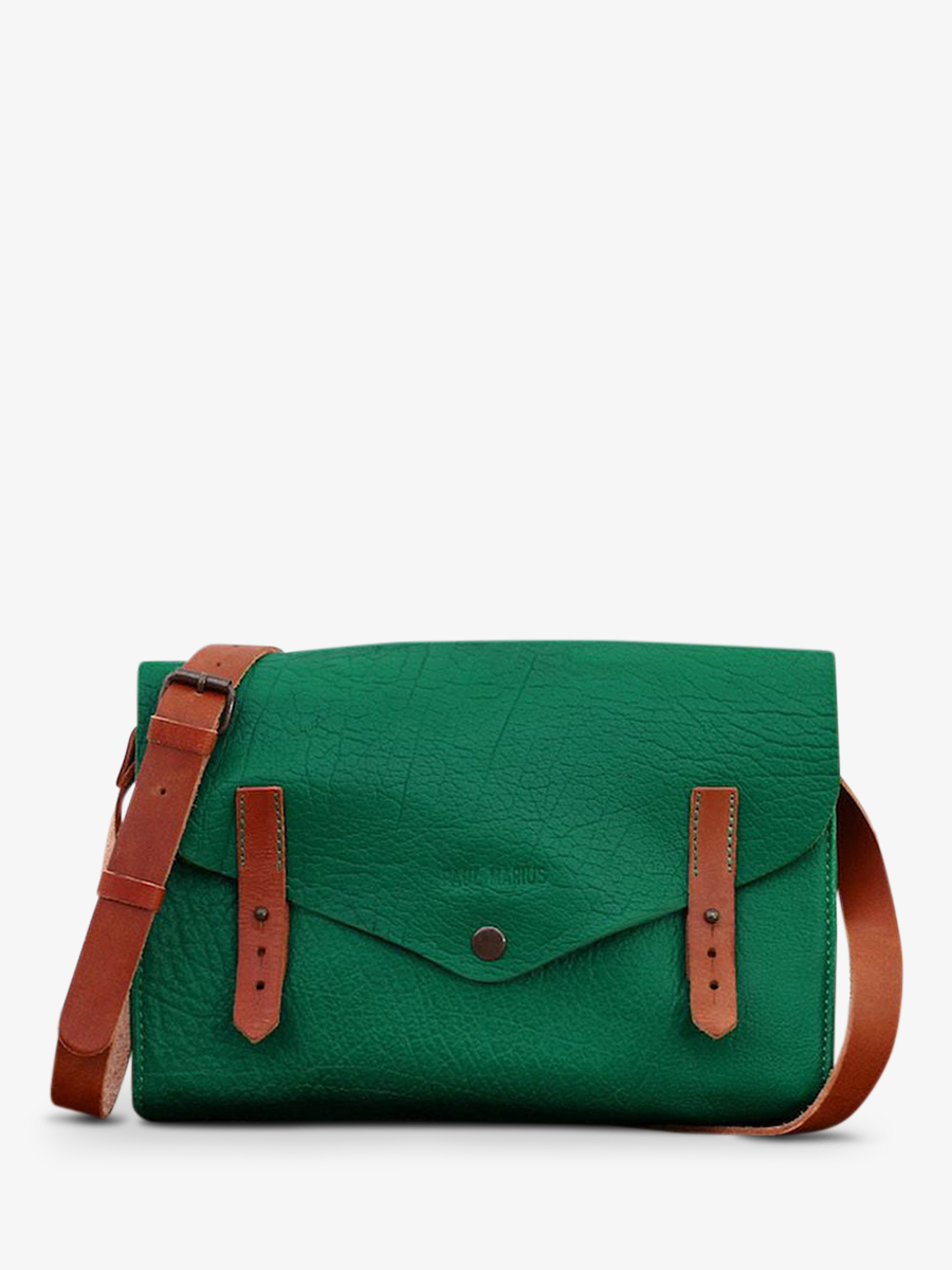 leather-woman-shoulder-bag-green-front-view-picture-lindispensable-jungle-green-paul-marius-3760125332604