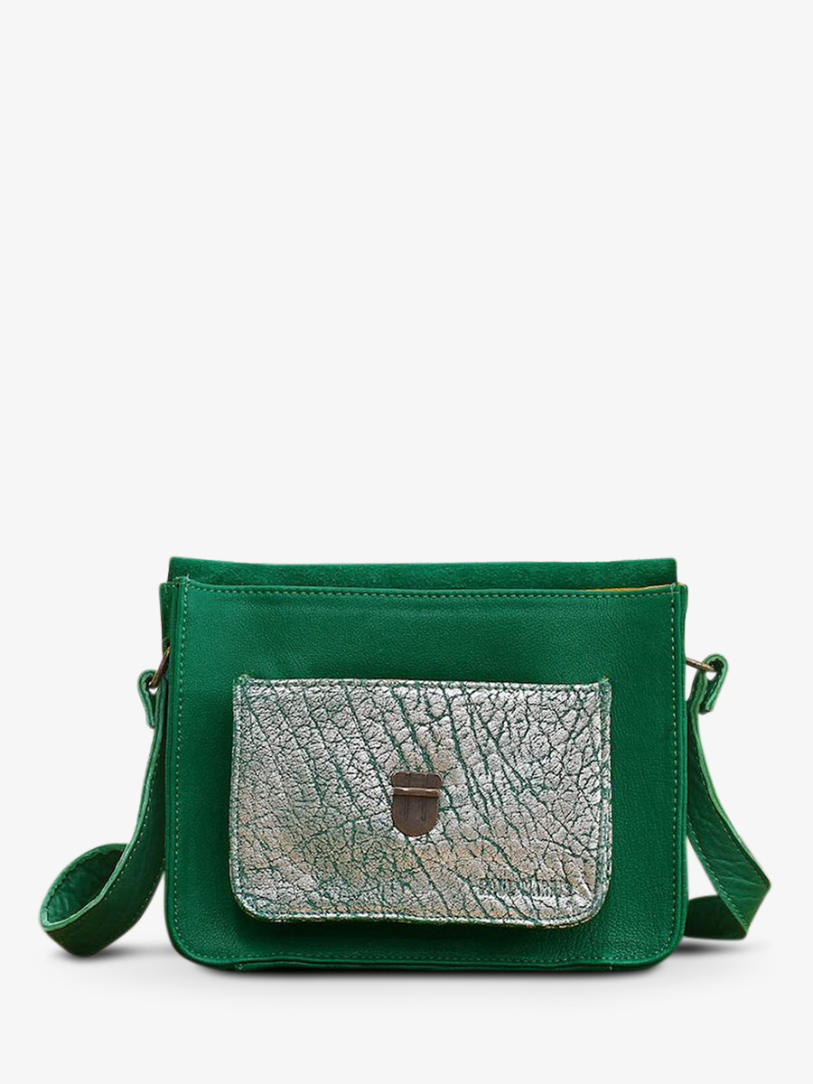 leather-hand-bag-for-woman-multicoloured-green-silver-rear-view-picture-mademoiselle-george-jungle-green-silver-paul-marius-3760125332178