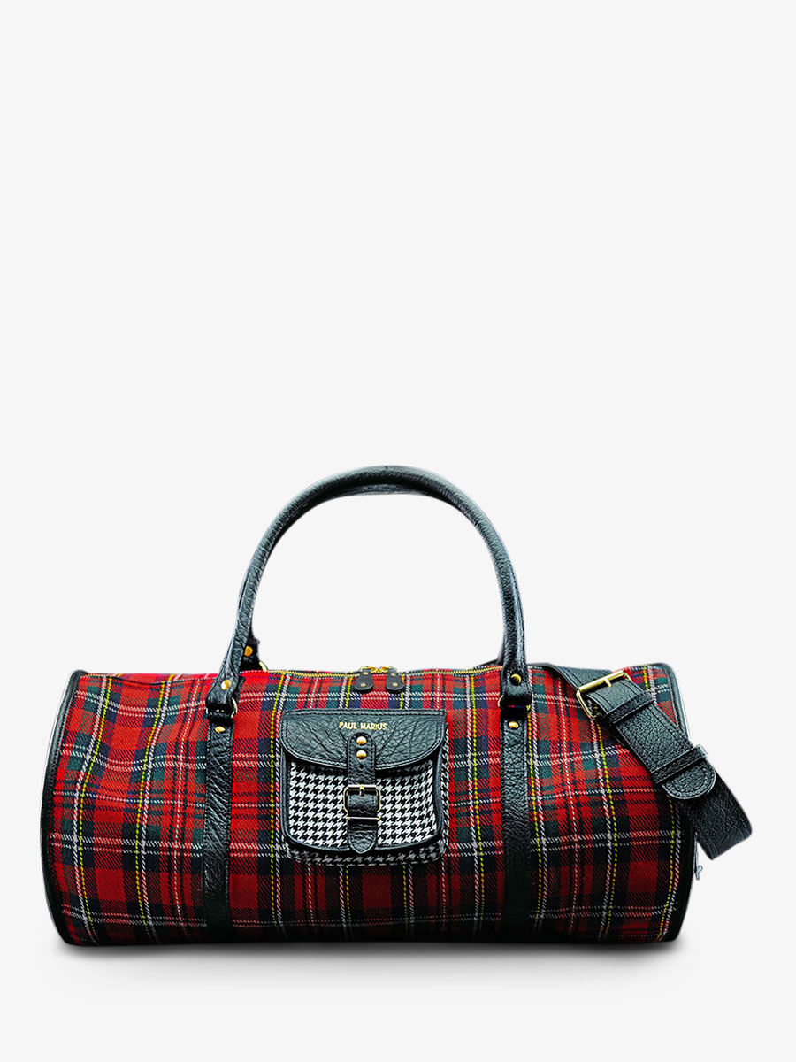 leather-travel-bag-black-red-green-front-view-picture-levoyageur--xl-paul-marius-3760125346083